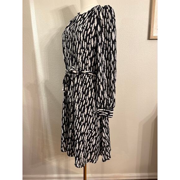 BANANA REPUBLIC Shirt Dress | Cheetah Animal Print Lined Long Sleeve | SMALL - Picture 4 of 6